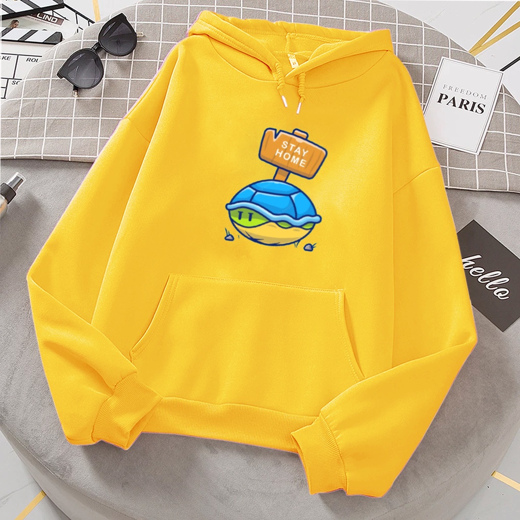 Sweater hoodie anak perempuan TURTLE HOME baju jaket sweter anak cewek cowok termurah