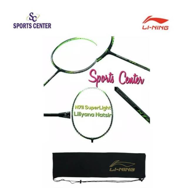 Raket Badminton Lining N7II / N 7II Super Light Liliyana Natsir Black