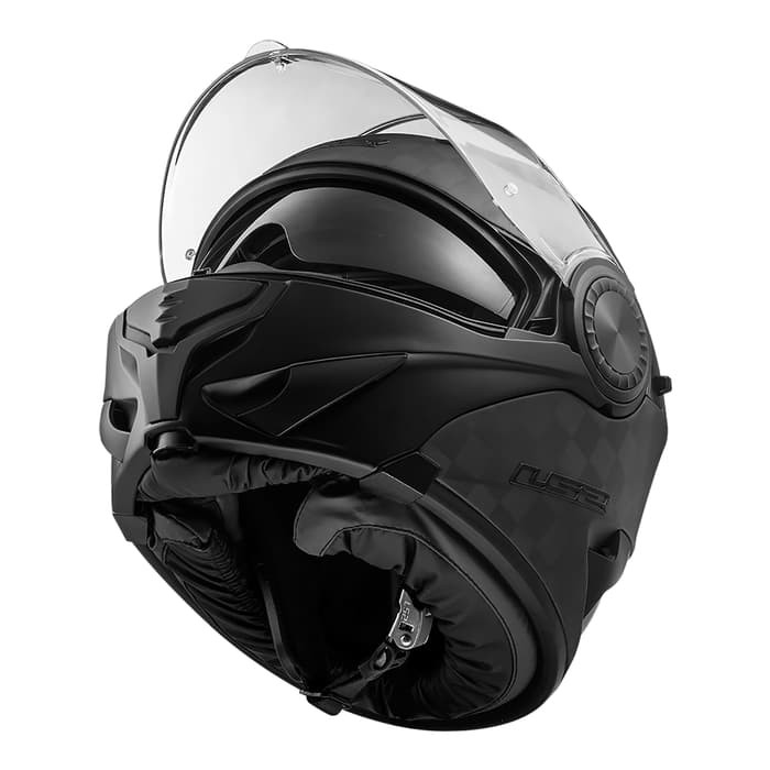 Excelent Helm Modular LS2 Vortex Matt Carbon FF313 utk Touring   City Riding