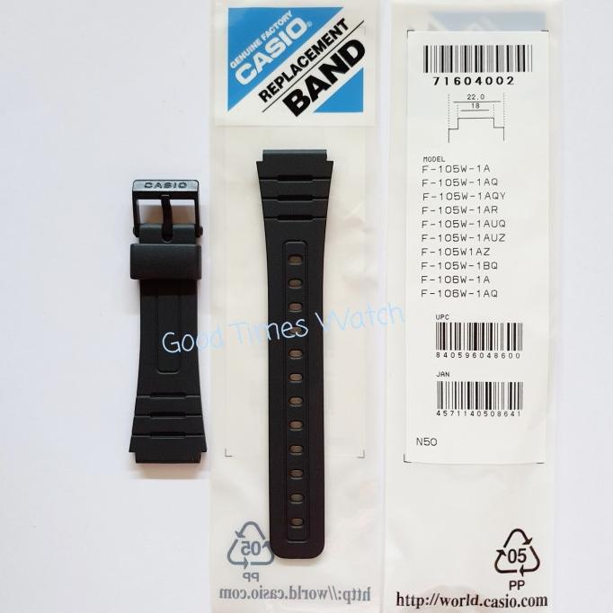 STRAP CASIO F-105W F-106W F 105 F 91W F 91 F 94WA F 94 Casio Original Termurah