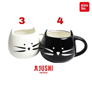  Gelas  Mug Couple  Kucing Gelas  Hadiah Pasangan Keramik Lucu 