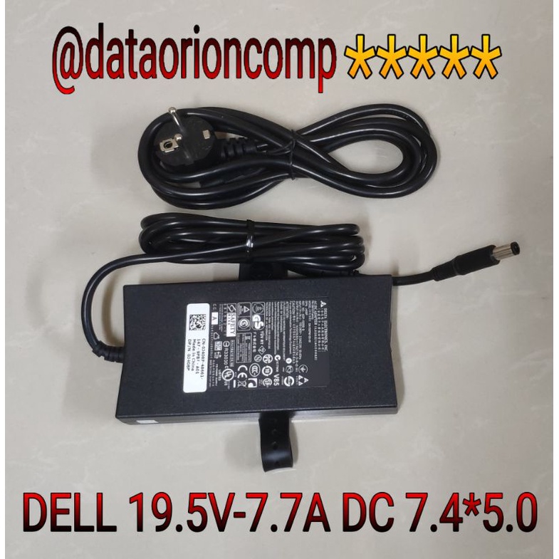 Adaptor Charger DELL 19.5V 7.7A DC 7.4*5.0mm 150W Slim for Dell PA-5M10 For XPS 17 L702X