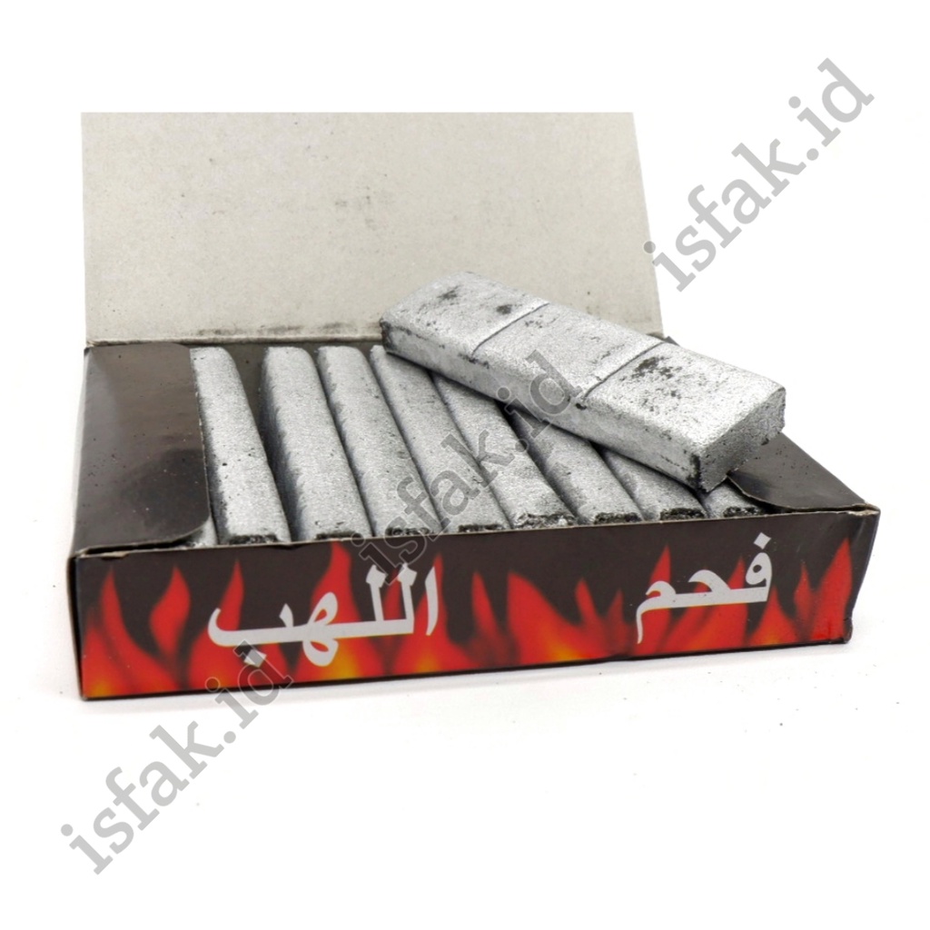 Arang Silver Flame Coal Isi 30 Pcs Areng Bukhur Flem Coal Bara Bakhoor Bakhour Arang Bakar Gaharu Dupa Cendana Menyan