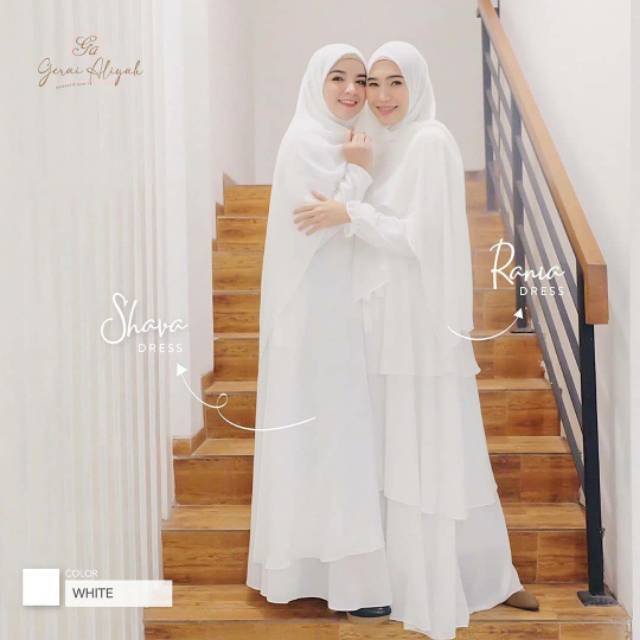 Shava Dress Broken White L by. Gerai. Aliyah