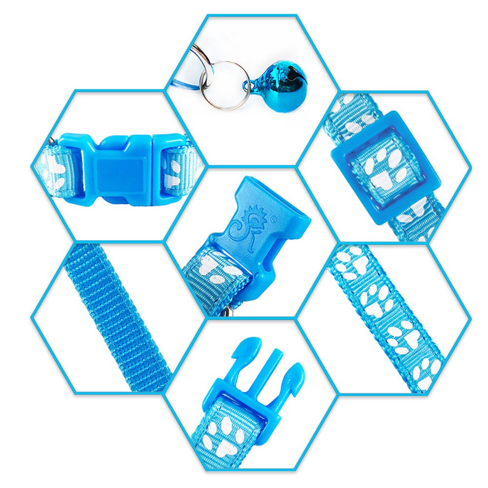 Kalung Hewan Peliharaan Adjustable Dengan Bell Untuk Anjing/Kucing Kecil