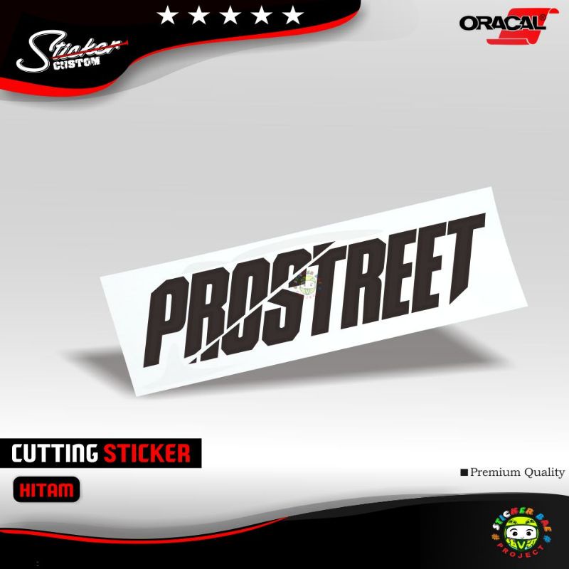 sticker bodi motor sticker cutting prostreet 1 warna