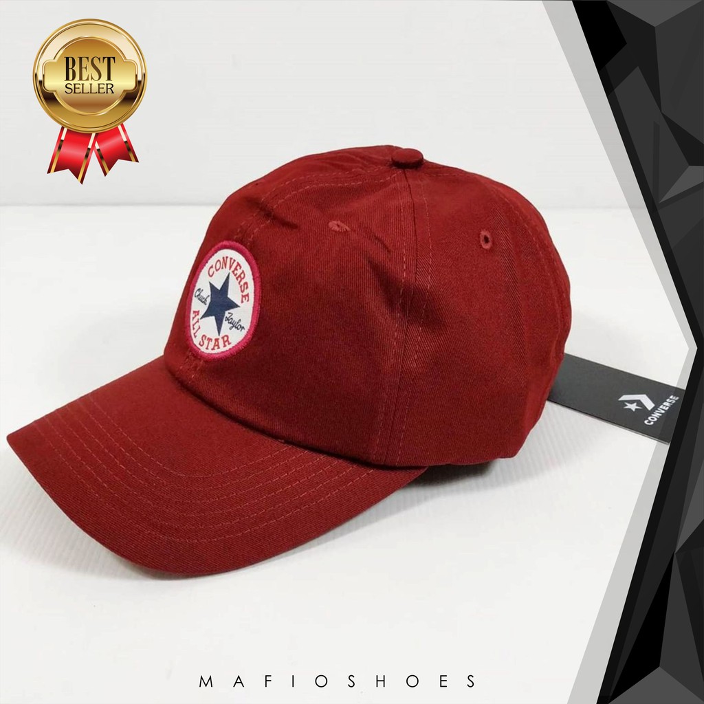 TOPI CONVERSE CORE RED/TOPI CONVERSE/TOPI OLAHRAGA/TOPI JALAN/TOPI MURAH