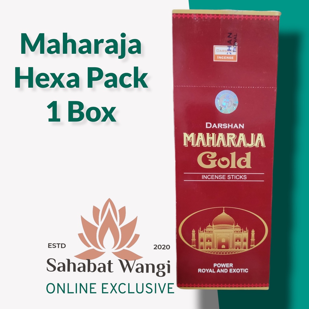 Dupa India Darshan Maharaja Hexa Short 1 Box ( 6 Pack)