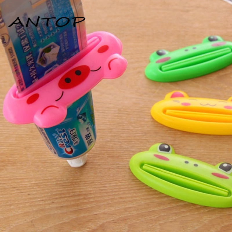 1 Pcs Lucu Kartun Hewan Serbaguna Extruder Pasta Gigi Korea Kreatif Extruder ANTOP