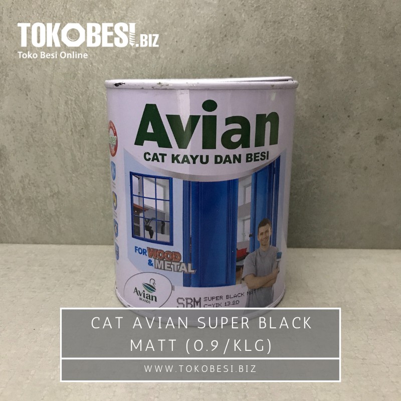 

Cat Avian super black matt (0.9/klg)