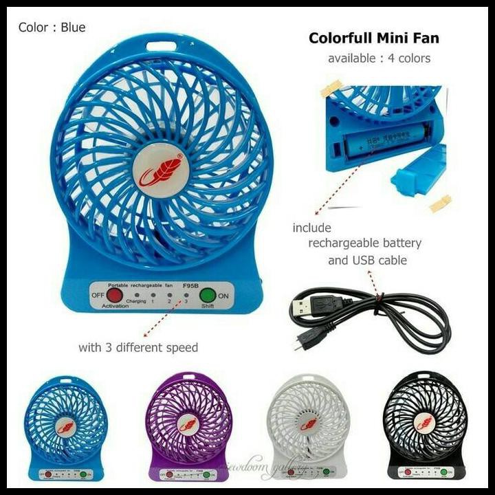 TERMURAH KIPAS MINI PORTABLE + SENTER