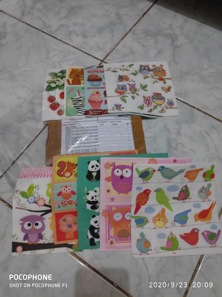 Napkin Decoupage Eropa - Tisu Decoupage Eropa - Sc 180