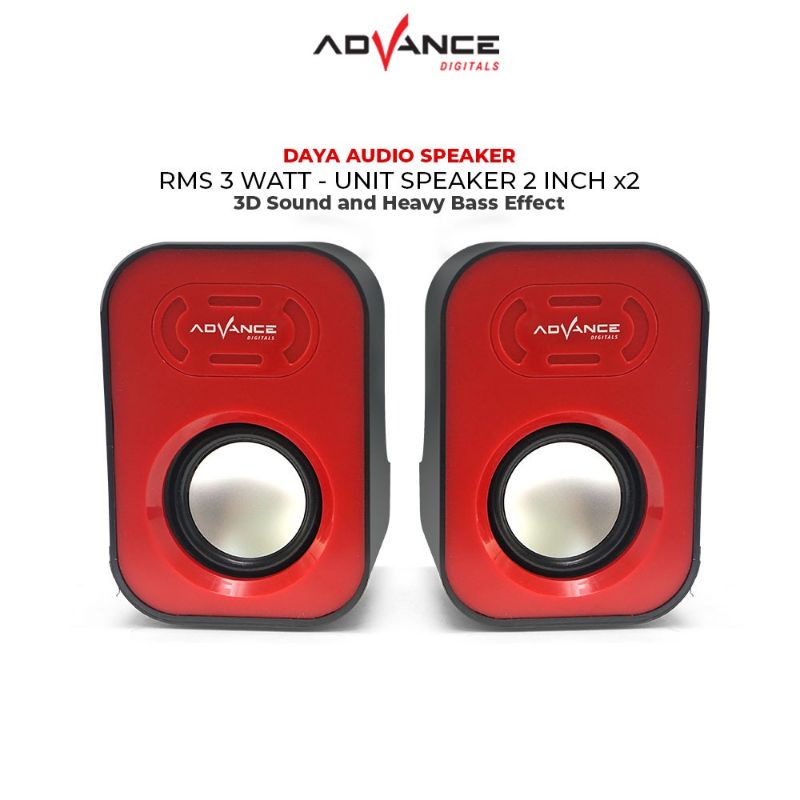 Advance Duo 026 - Speaker Komputer,Notebook,Laptop | Garansi Resmi Advance 1 Tahun