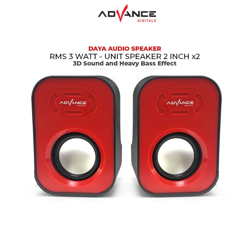 Advance Duo 026 - Speaker Komputer,Notebook,Laptop | Garansi Resmi Advance 1 Tahun