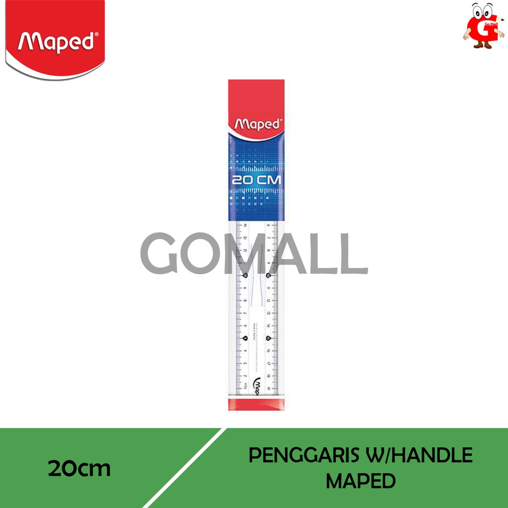

Penggaris W/Handle Maped 20cm/30cm