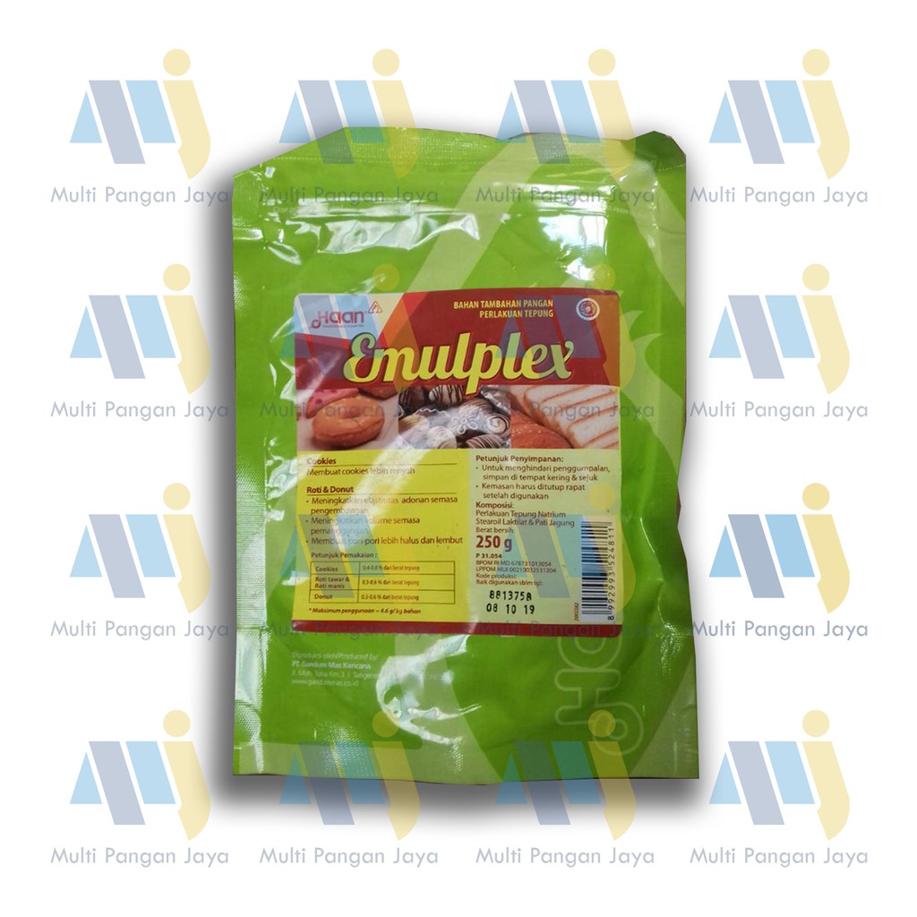 

PERENYAH HAAN EMULPLEX BREAD IMPROVER 250 GR