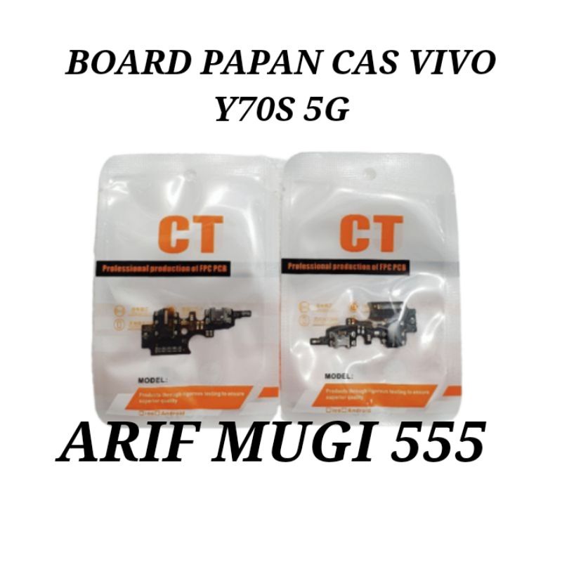 BOARD PAPAN CAS KONEKTOR CONECTOR CHARGER VIVO Y70S 5G PLUG IN MIC ORIGINAL