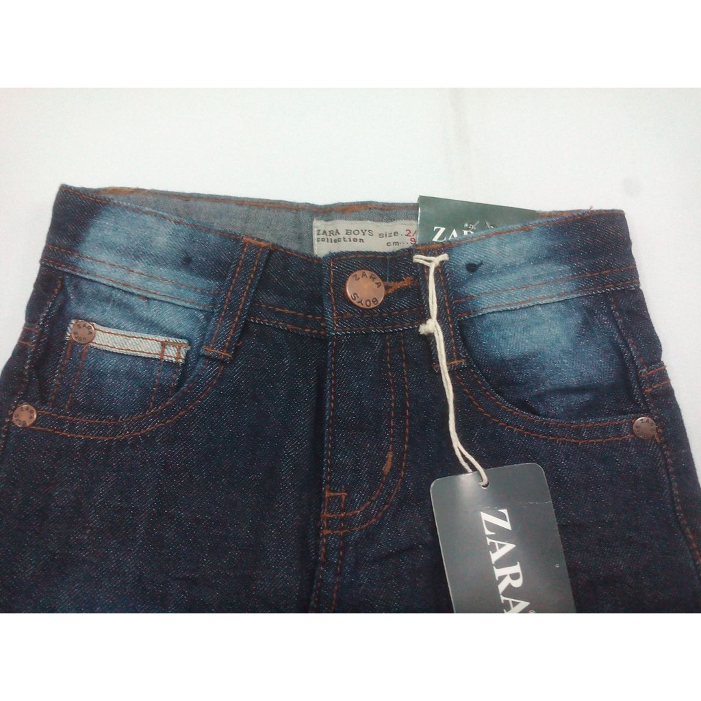 Celana Jeans Anak 2 - 3 T Branded Celana Panjang Jins jeans Cowo Anak Laki  Biru dark blue Merk