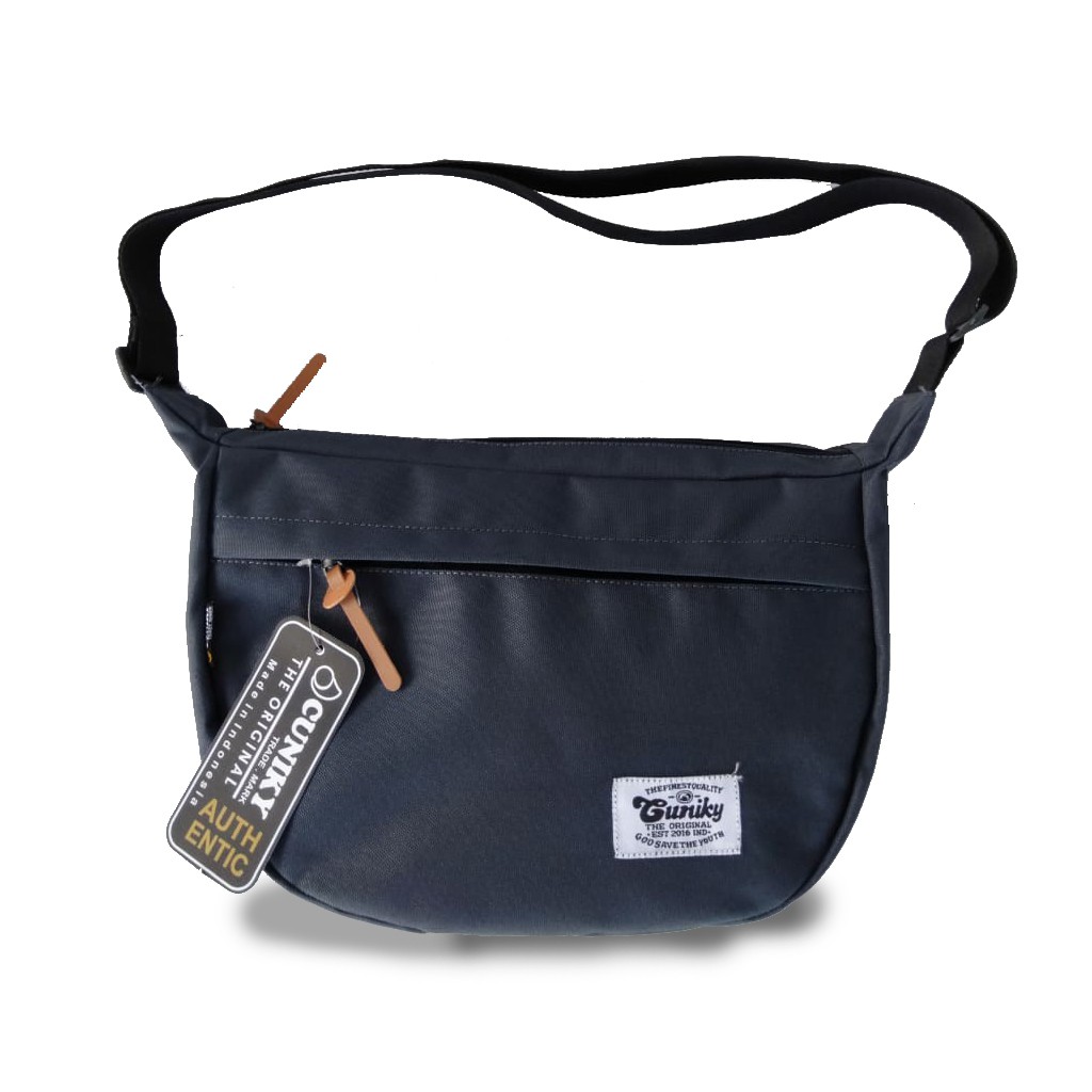 [ Best Seller ] Tas Perahu Tas Pria Selempang Sling Bag Sedang