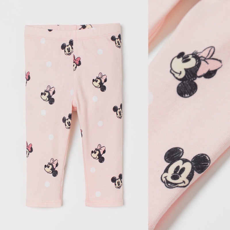 H&M Light Pink Minnie Mouse Legging SALE