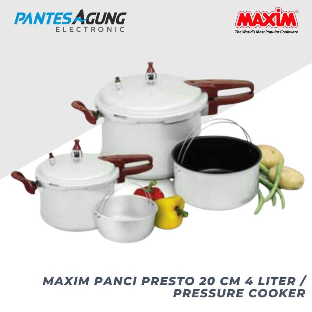 Maxim Panci Presto 20 Cm 4 Liter / Pressure Cooker