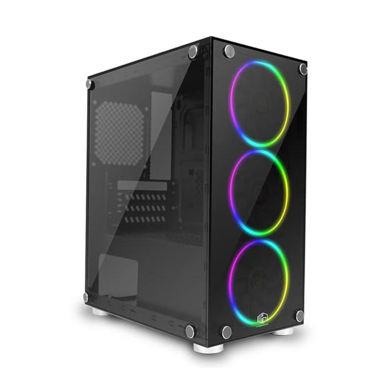 Armaggeddon Kagami K5 Tempered Glass Full ATX Gaming Case PC - Black