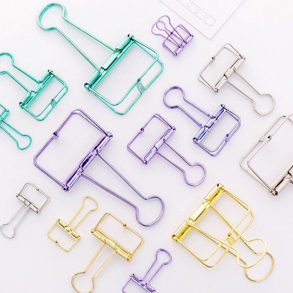 

Colorful Metal Wire Binder Clips / Paper Clip / Klip Kertas