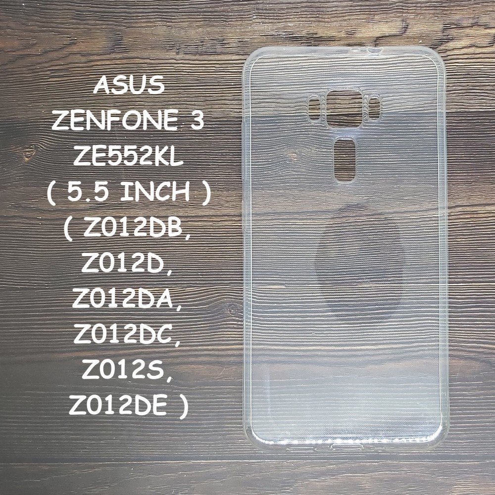 Softcase ASUS ZENFONE 3 ZE552KL ( 5.5 inch ) / Z012DB Z012DA Z012D - Ultrathin Soft Silicone Case