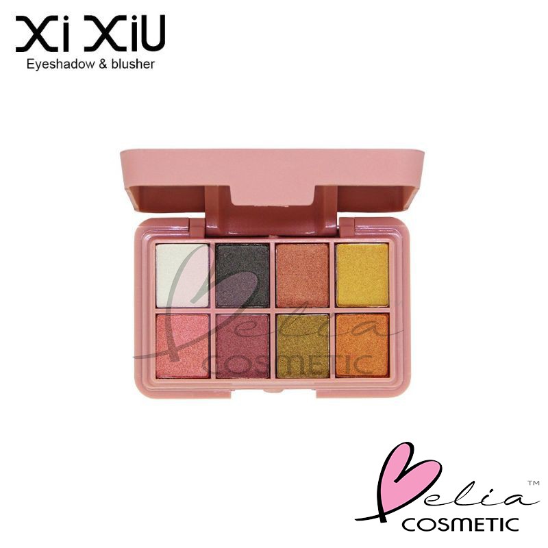 ❤ BELIA ❤ Xi Xiu 2 in 1 Eyeshadow &amp; Blushon | 8 Colors Eye Shadow &amp; 2 Colors Blush On | XIXIU