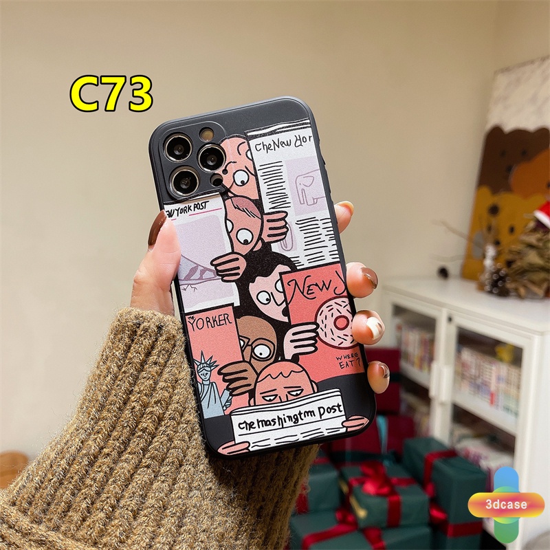 Case Infinix Hot 10s 10 Play Hot 10 10t 10i S4 9 Pro 11 Plus Hot 9 11 Play 11 11S NFC Infinix Smart 4 5 Pro 3 Plus Infinix Note 8 10 Tencno Spark 5 PRO A54 A15 A9 A5 Motif Interesting Retro Newspaper Silicone Case