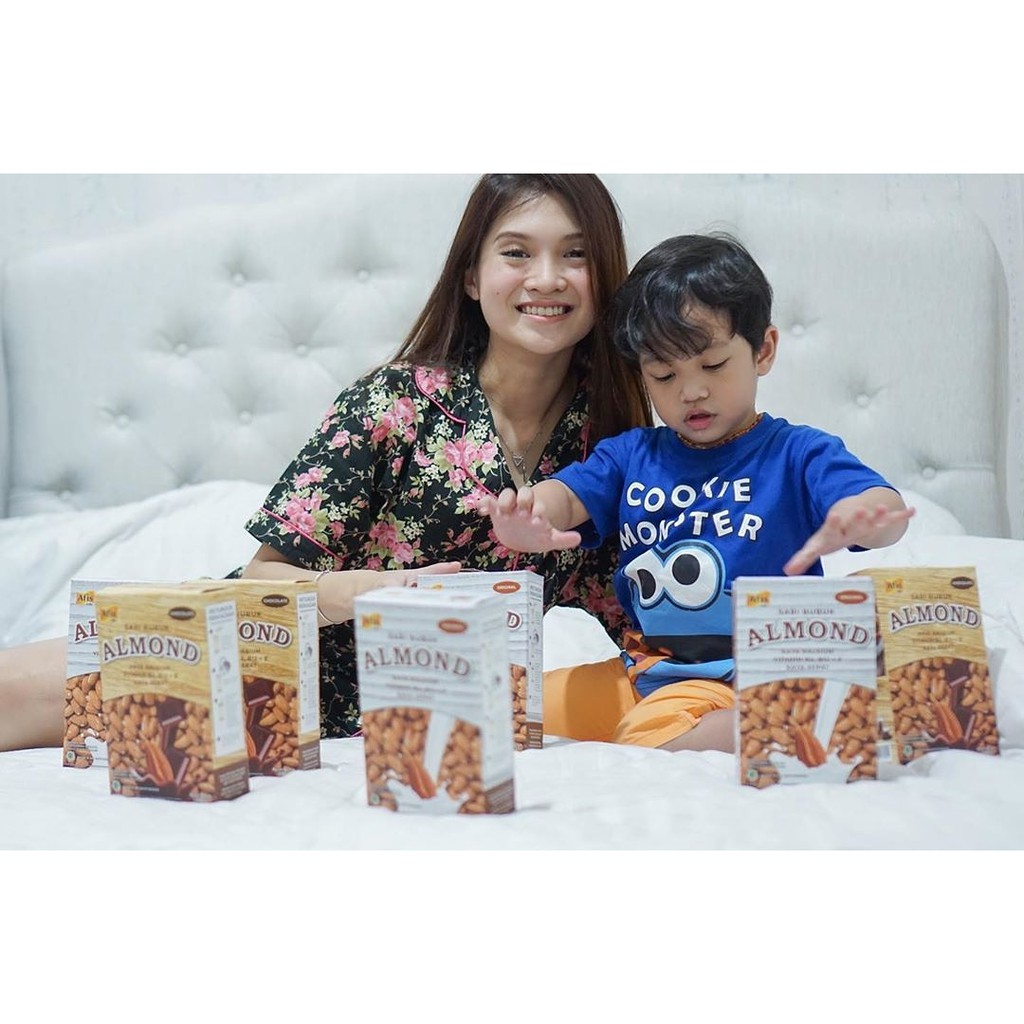 AFIS Sari Bubuk Almond / Susu Almond  Plus Madu Untuk Anak Dan Dewasa - LDA