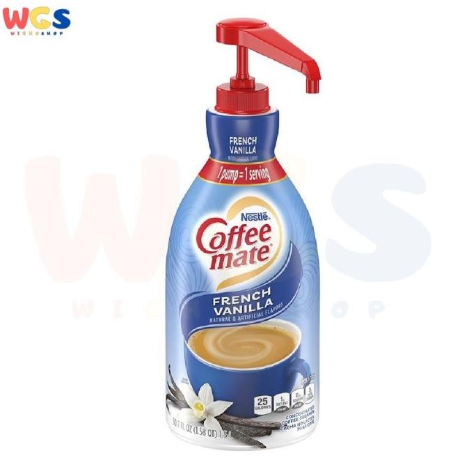 

Nestle Coffee Mate French Vanilla Liquid Coffee Creamer Pump 1.5 ltr
