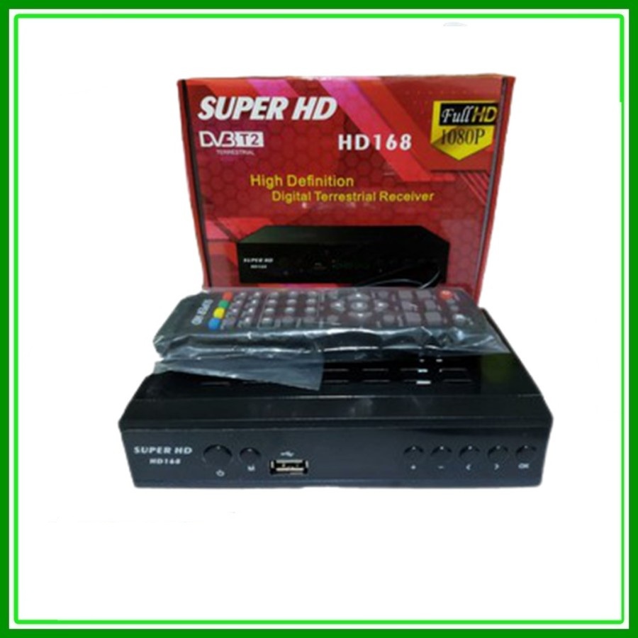 STB SET TOP BOX FULL HD SUPER HD 168 BISA DONGLE WIFI YOUTUBE