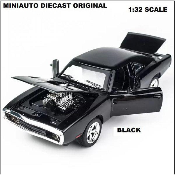 Diecast Dom Dodge Charger '70 Fast Furious Diecast Miniatur skala 1/32