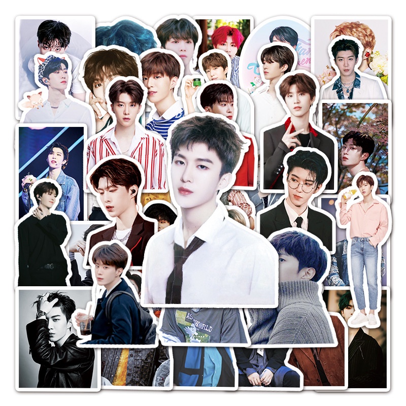 Zhang Lehua chitsu pingcha Fan Chengcheng pribadi DIY grafiti stiker laptop kulkas mobil dekoratif s