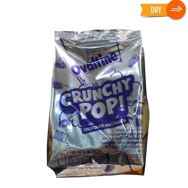 

Promo Ovaltine Crunchy Pop Chocolate Malt Flakes 450 Gr Packing Aman