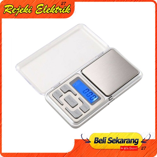 Timbangan Emas Digital MH-200 POCKKET SCALE 200g/0.01gram - Timbangan Mini