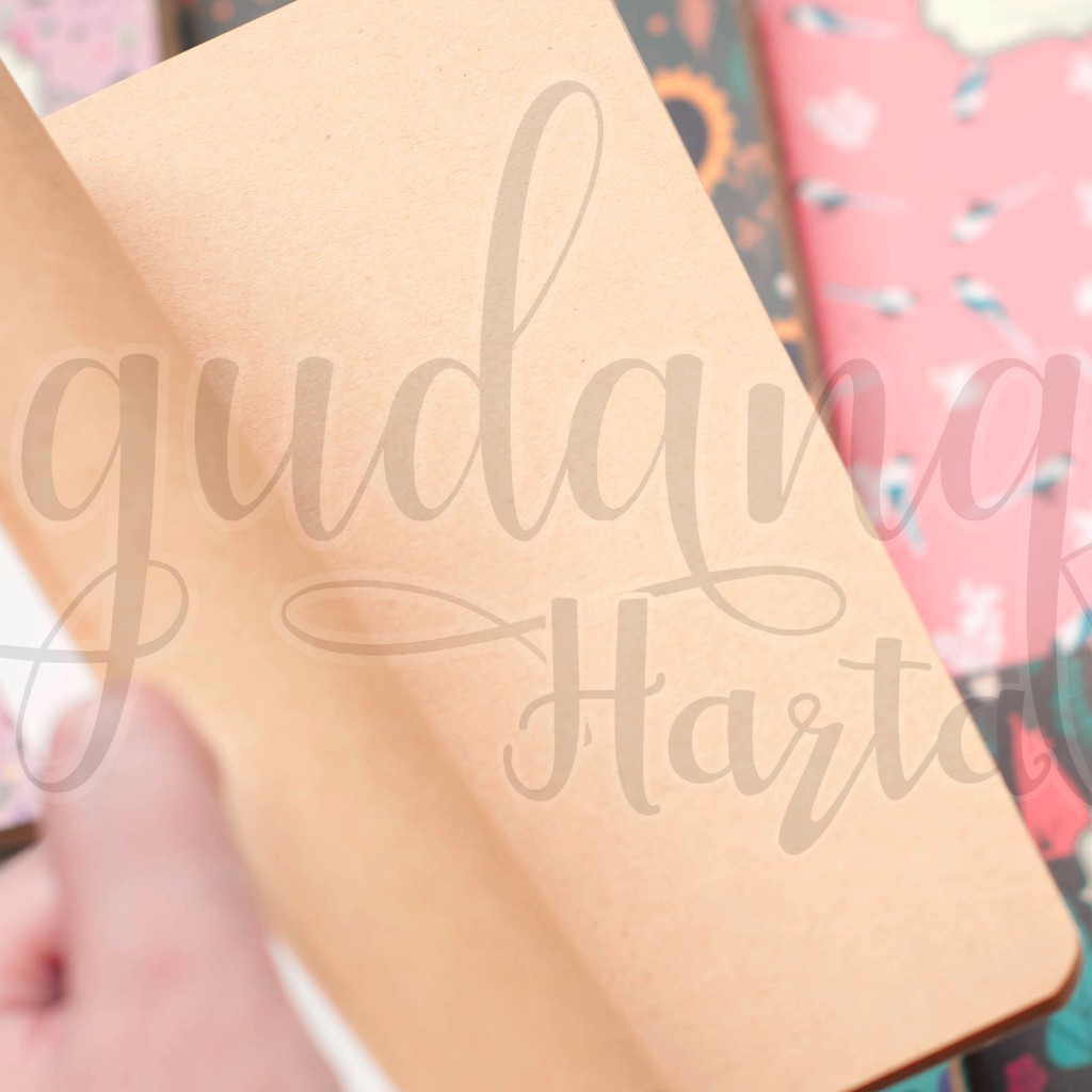 Notebook Vintage Animal and Plant Kertas Coklat Dog Fox Cat Kucing Unik Buku Notes GH 308012