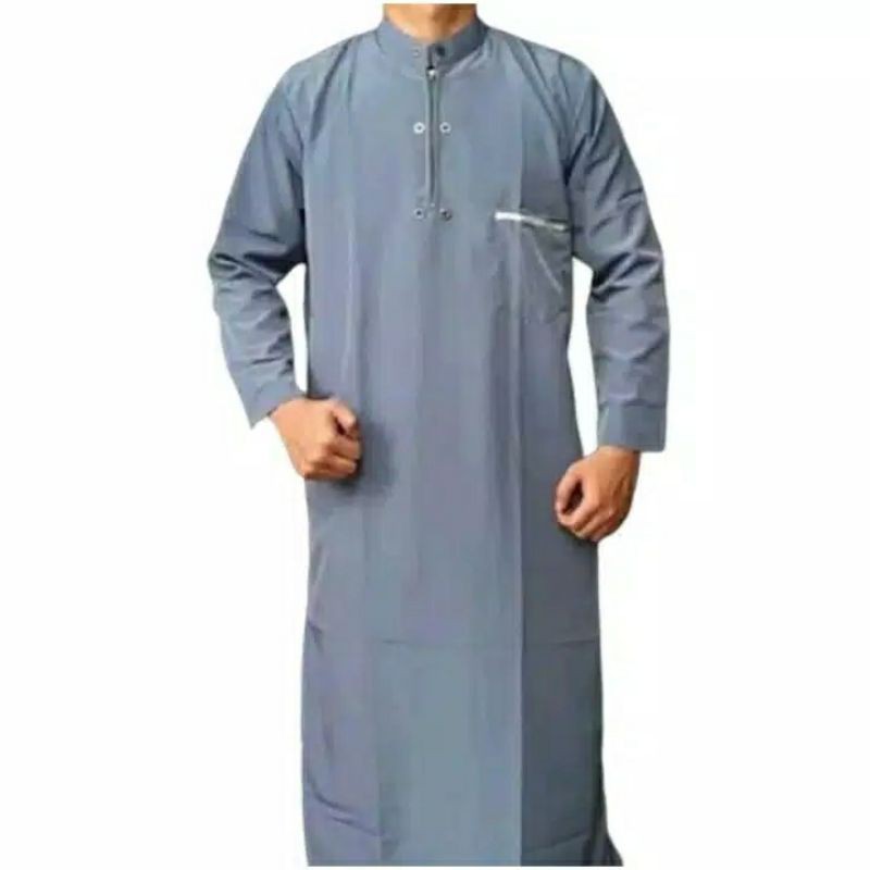 READY STOK KONVEKSI Jubah Pria Al Harbi Ori/ Jubah Pria Remaja Dewasa/ Jubah