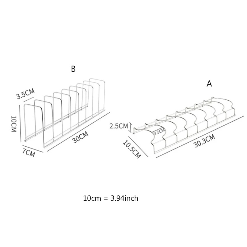 Rak Pengering Piring / Mangkok / Tutup Panci Bahan Stainless Steel Untuk Dapur