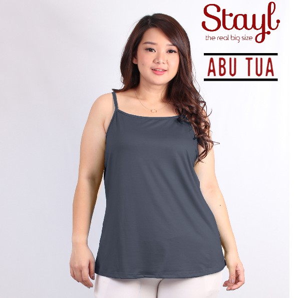 Tanktop Jumbo AllSize Wanita  20 Warna Tank  Top  Cewek Big 