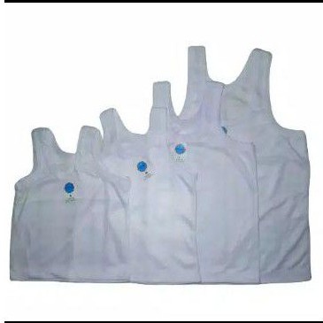 1pcs/singlet anak putih nonic s.m.l.xl.3l. (R²)