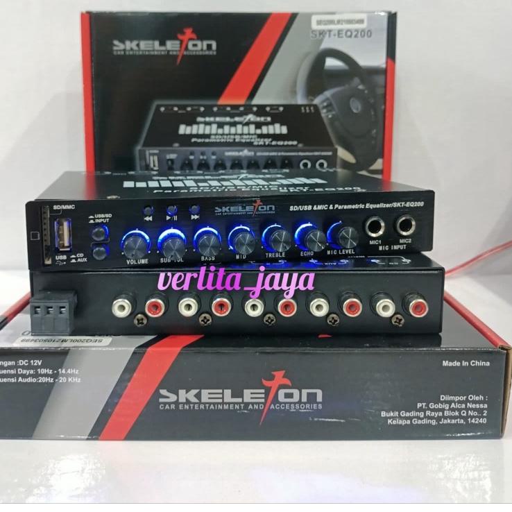 Hot - Parametrik equalizer SKELETON SKT EQ-100 digital karaoke .