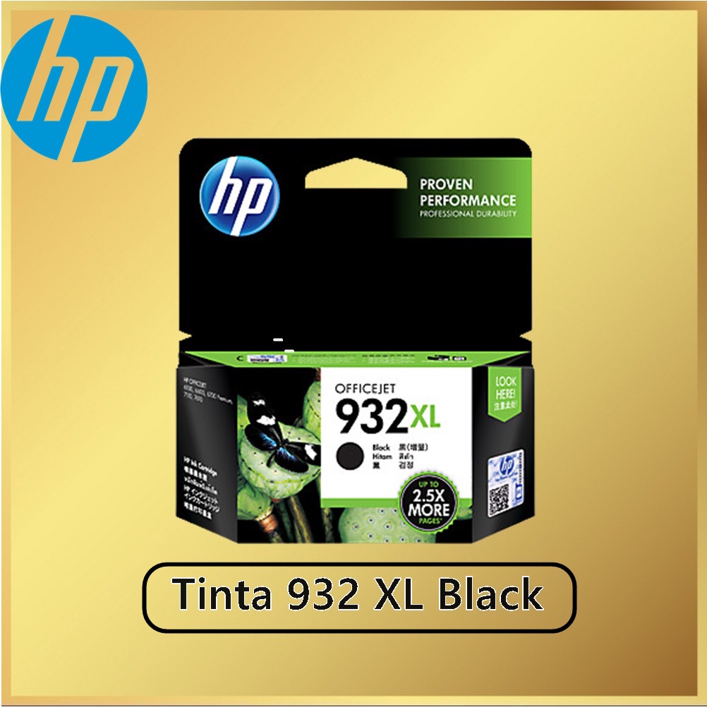 Tinta HP 932XL Black Original . Tinta Printer HP Ori 932XL