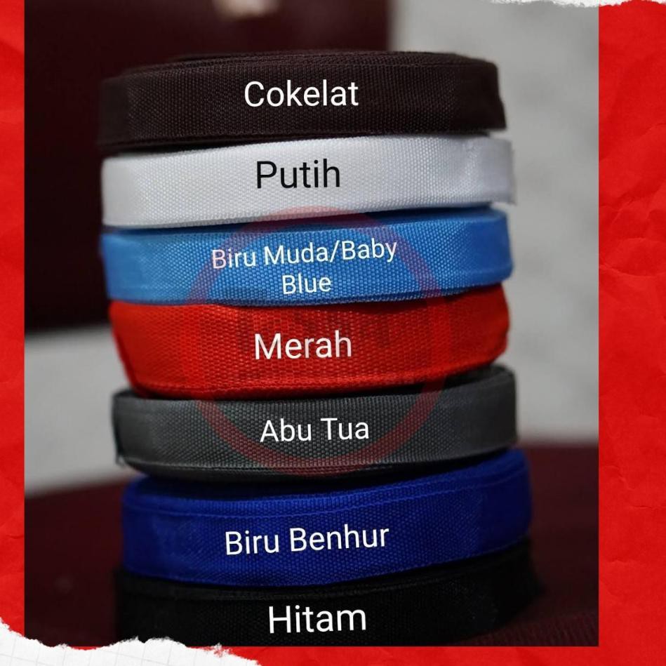 

Miring Harga483MQ Tali Webbing Bisban Pelipit Warna Variasi Ukuran 2cm Jakarta Murah