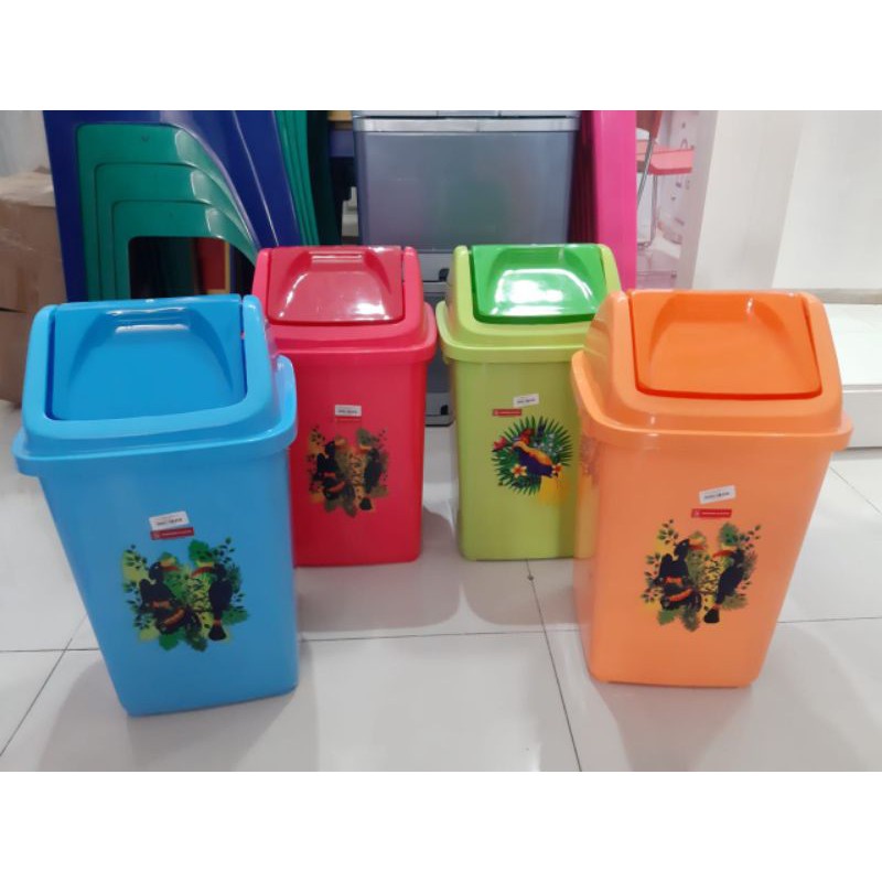 Tempat Sampah tong sampah Kotak Sampah 4 liter maspion DUSTBIN+ COVER NO.5 B T088