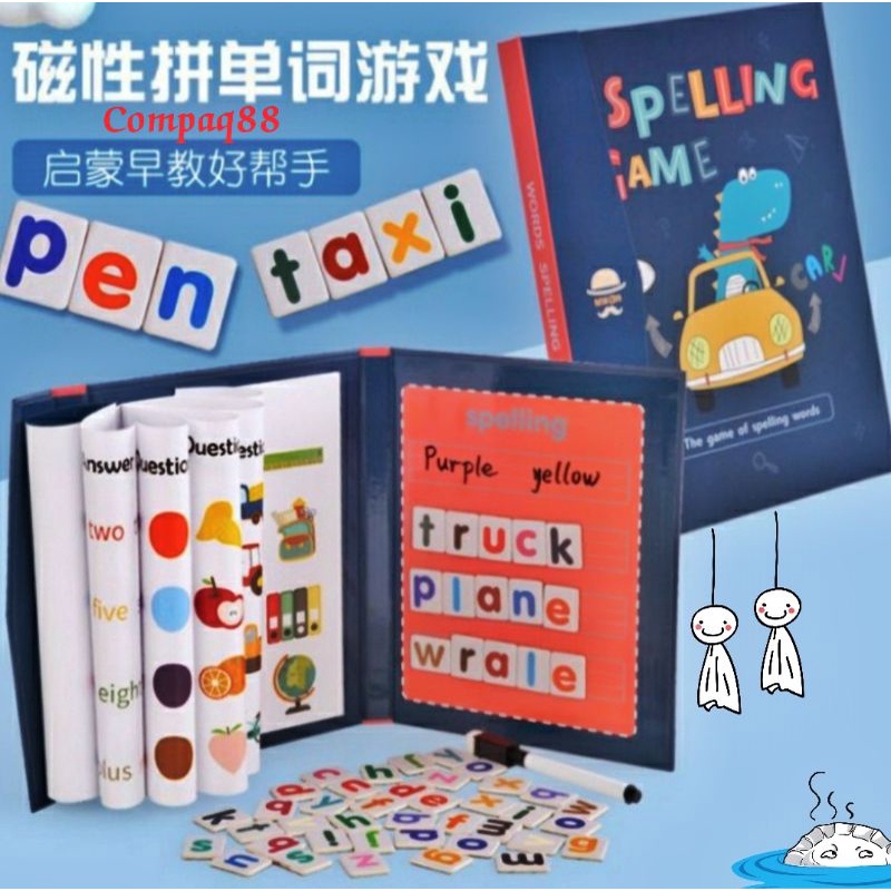 SPELLING GAME Buku Mainan Anak Belajar  Buku Edukasi Buku Spelling Game