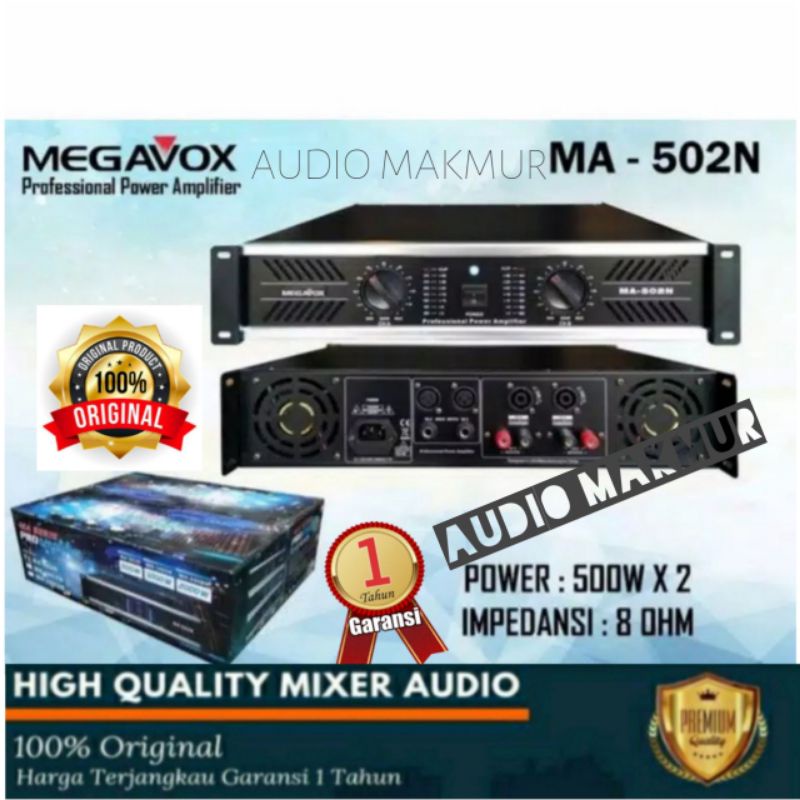 AMPLI POWER MEGAVOX MA502 ORIGINAL POWER MEGAVOX MA 502