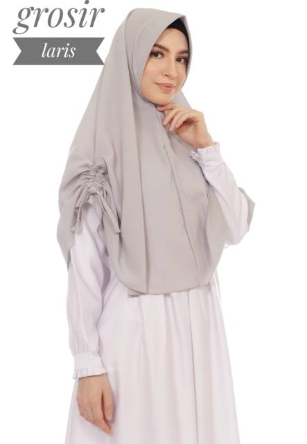 (PN)Khimar nadrah serut/Khimar serut/Khimar nadrah serut/pet serut