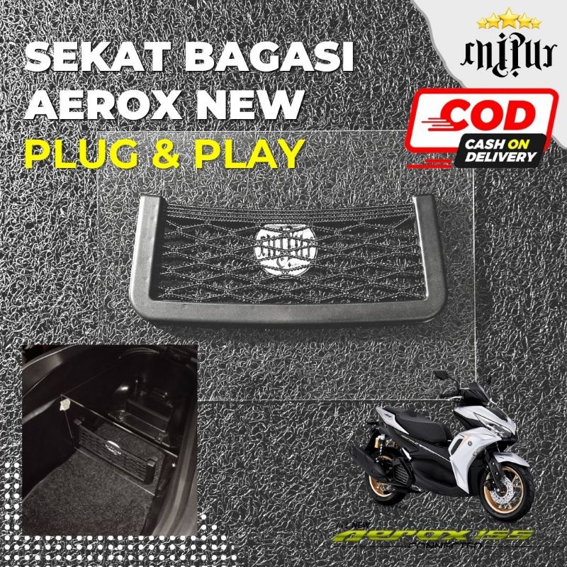 Sekat Bagasi Aerox New Connected - Luggage / Pemisah Bagasi Aerox New Connected / Sekat Bagasi Aerox